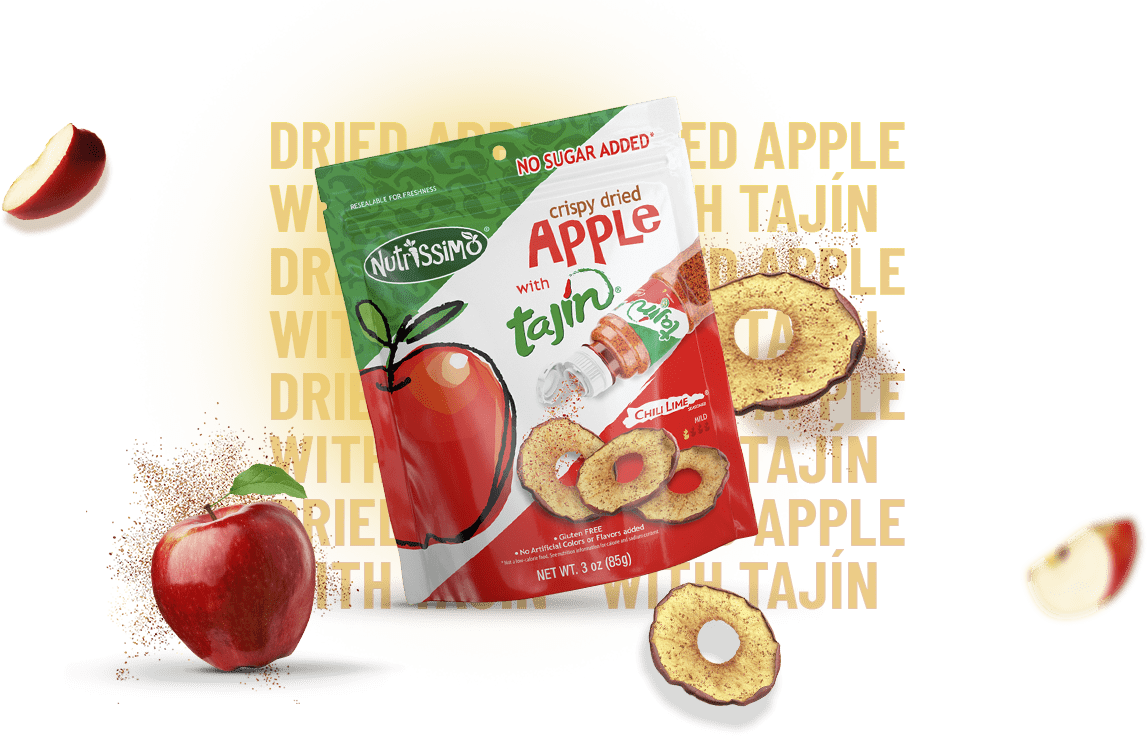 Nutrissimo Crispy Dried Apple with Tajín
